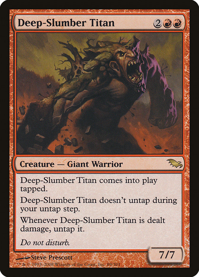 Deep-Slumber Titan [Shadowmoor] | Webway Games