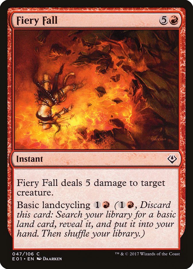 Fiery Fall [Archenemy: Nicol Bolas] | Webway Games