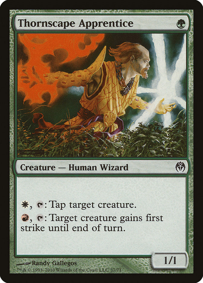 Thornscape Apprentice [Duel Decks: Phyrexia vs. the Coalition] | Webway Games