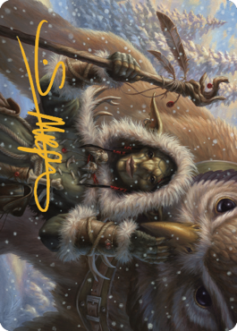 Owlbear Shepherd Art Card (Gold-Stamped Signature) [Commander Legends: Battle for Baldur's Gate Art Series] | Webway Games