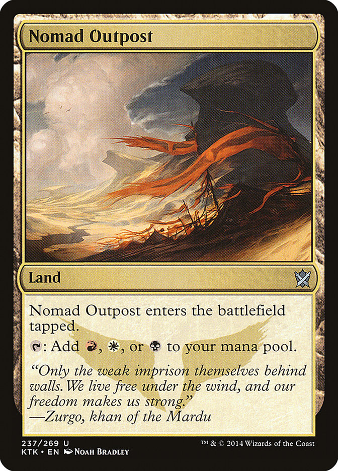 Nomad Outpost [Khans of Tarkir] | Webway Games