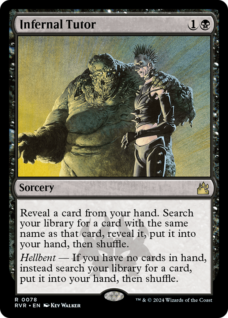 Infernal Tutor [Ravnica Remastered] | Webway Games