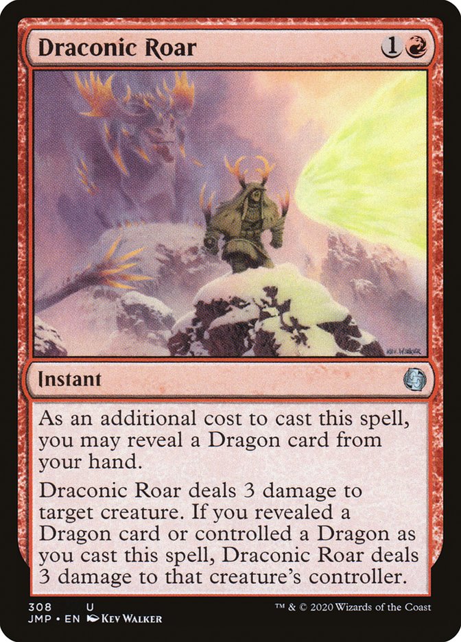 Draconic Roar [Jumpstart] | Webway Games