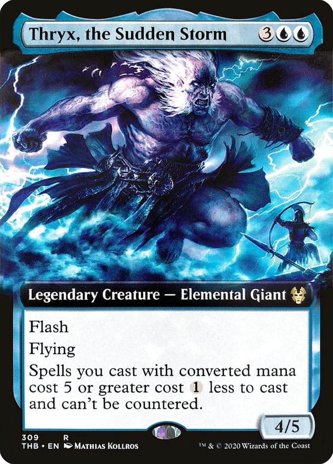 Thryx, the Sudden Storm (Extended Art) [Theros Beyond Death] | Webway Games