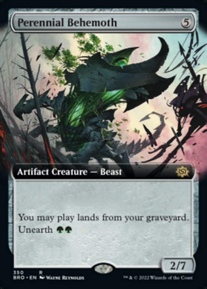 Perennial Behemoth (Extended Art) [The Brothers' War] | Webway Games