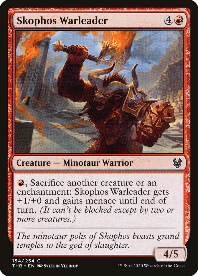 Skophos Warleader [Theros Beyond Death] | Webway Games