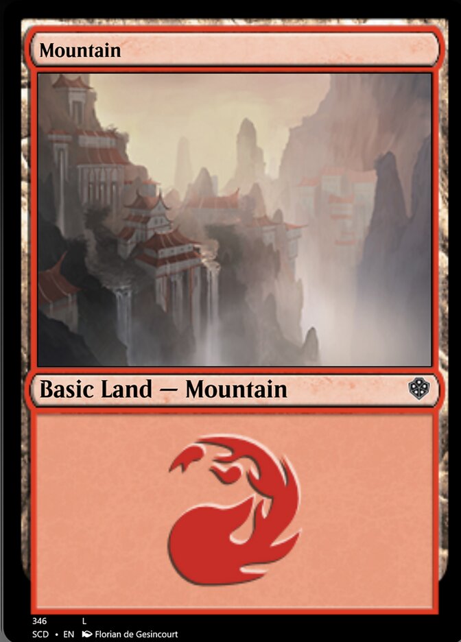 Mountain (346) [Starter Commander Decks] | Webway Games