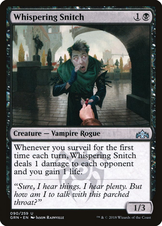 Whispering Snitch [Guilds of Ravnica] | Webway Games