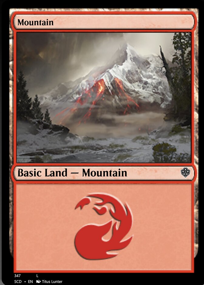 Mountain (347) [Starter Commander Decks] | Webway Games