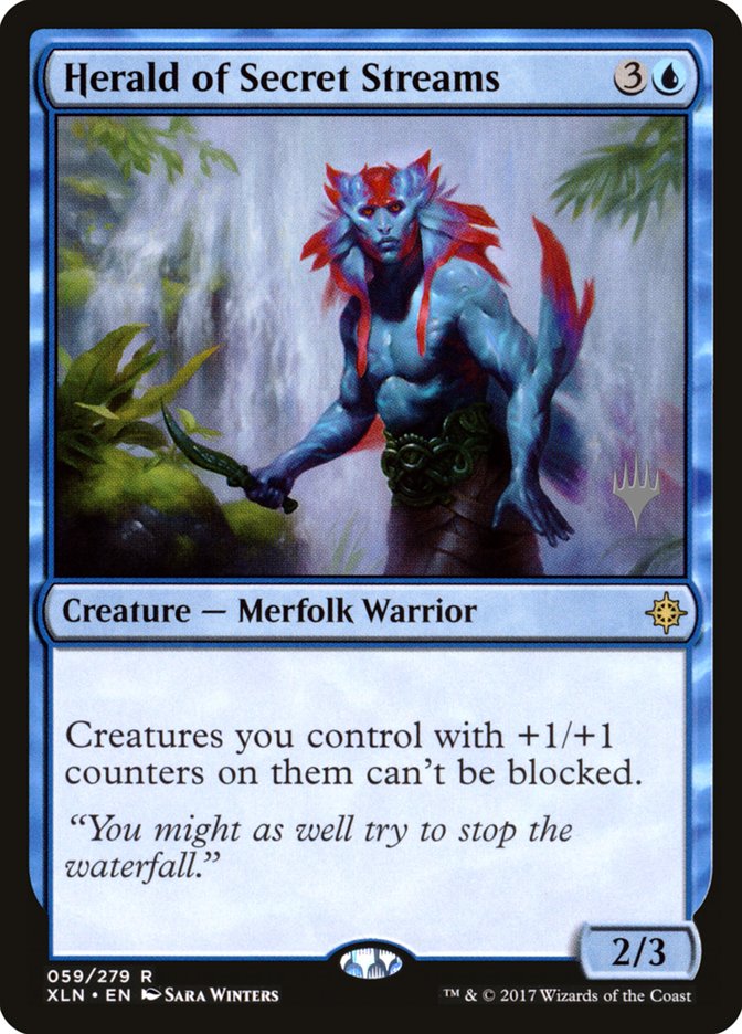 Herald of Secret Streams (Promo Pack) [Ixalan Promos] | Webway Games
