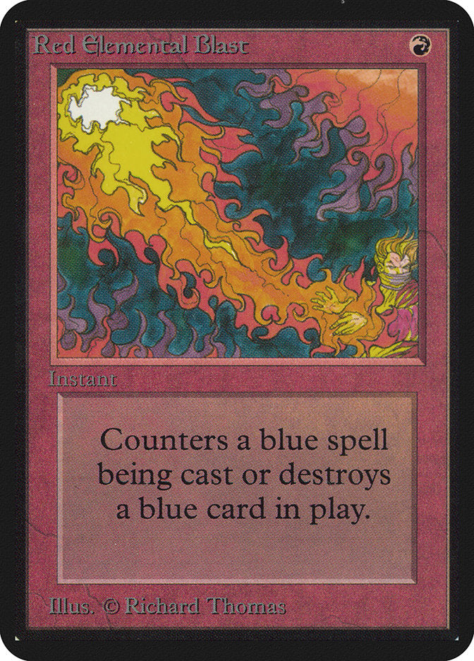 Red Elemental Blast [Limited Edition Alpha] | Webway Games