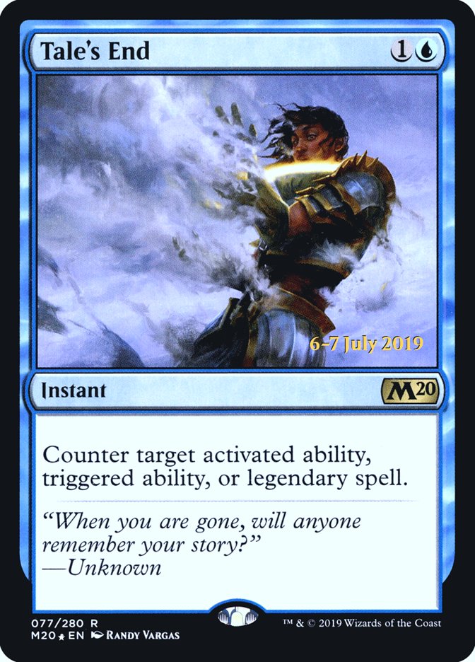 Tale's End  [Core Set 2020 Prerelease Promos] | Webway Games