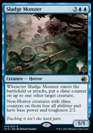 Sludge Monster (Promo Pack) [Innistrad: Midnight Hunt Promos] | Webway Games