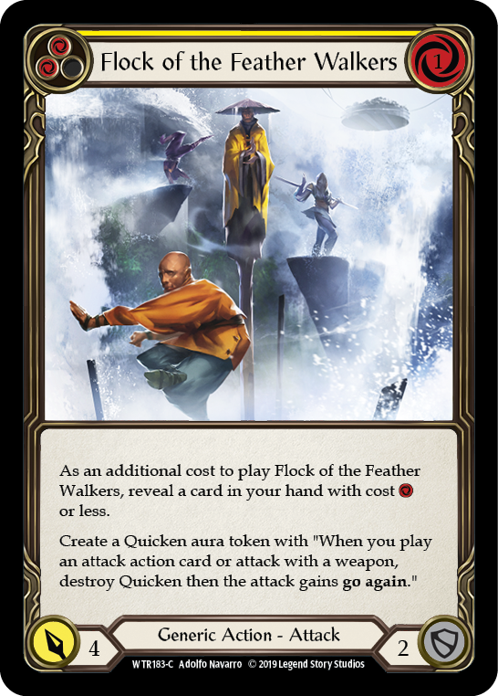 Flock of the Feather Walkers (Yellow) [WTR183-C] Alpha Print Normal | Webway Games