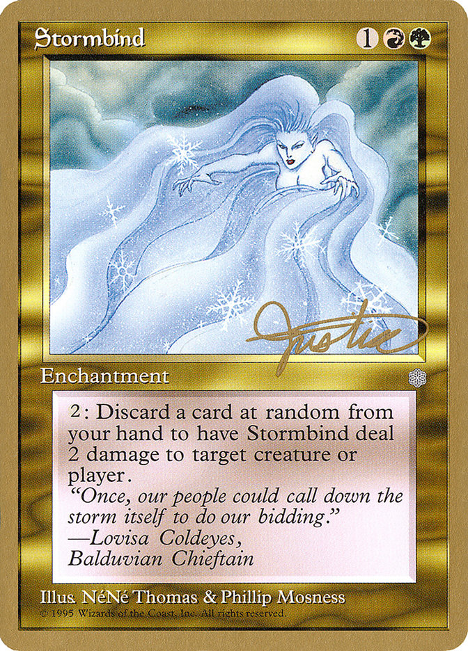 Stormbind (Mark Justice) [Pro Tour Collector Set] | Webway Games