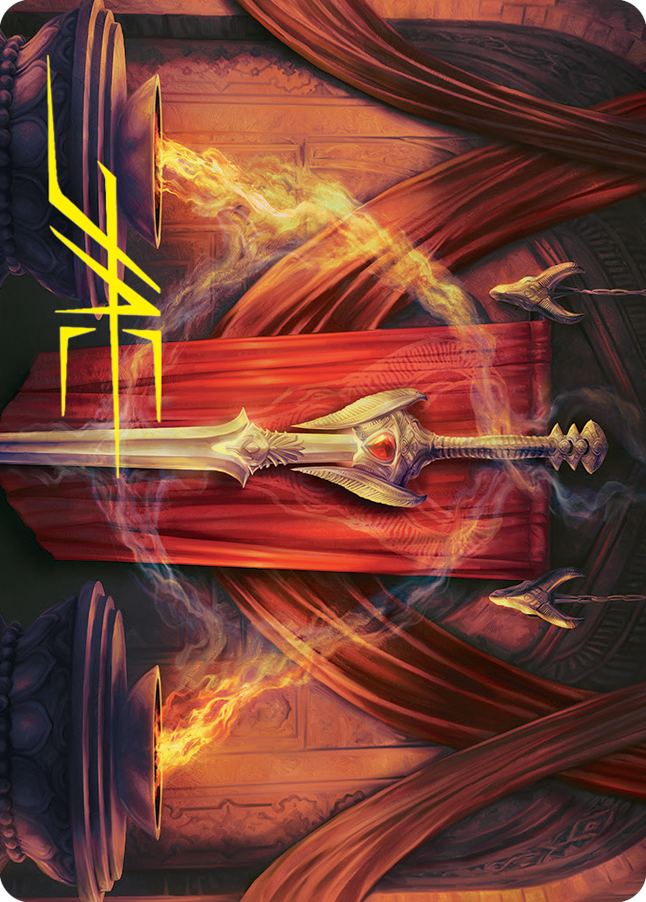 Ramosian Greatsword Art Card (Gold-Stamped Signature) [March of the Machine Art Series] | Webway Games