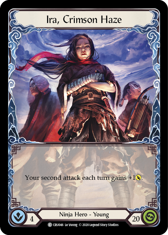 Ira, Crimson Haze [CRU046] 1st Edition Rainbow Foil | Webway Games