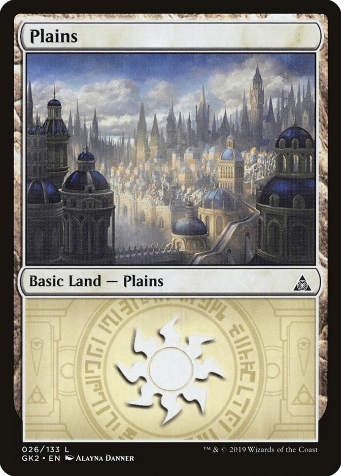 Plains (26) [Ravnica Allegiance Guild Kit] | Webway Games