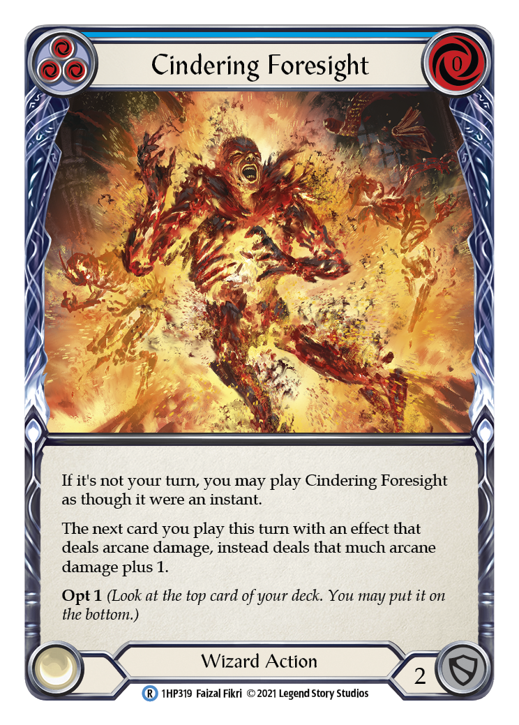 Cindering Foresight (Blue) [1HP319] | Webway Games