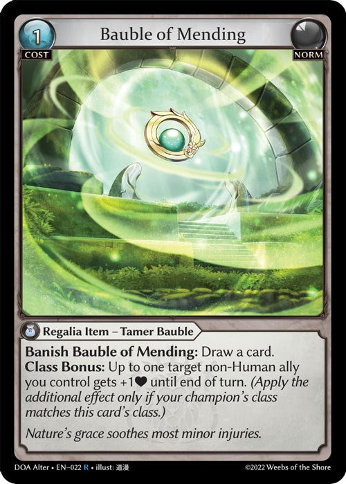Bauble of Mending (022) [Dawn of Ashes: Alter Edition] | Webway Games