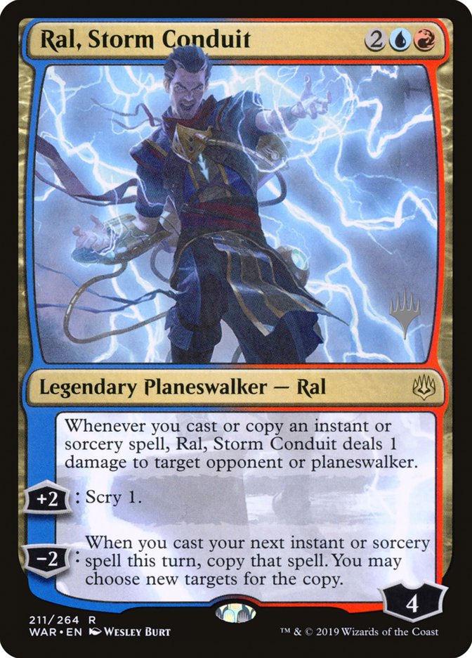 Ral, Storm Conduit (Promo Pack) [War of the Spark Promos] | Webway Games