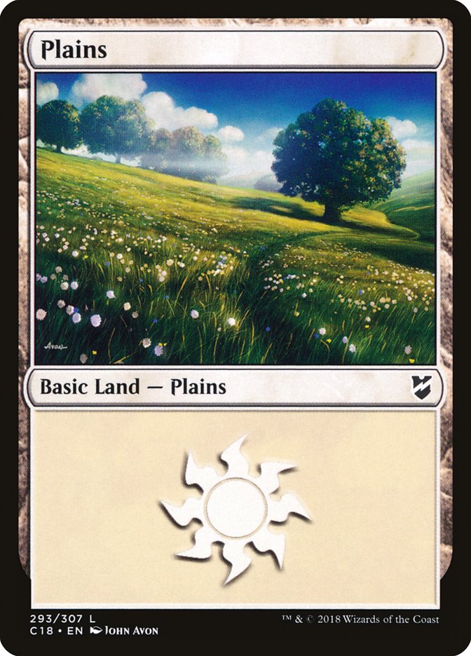 Plains (#293) [Commander 2018] | Webway Games