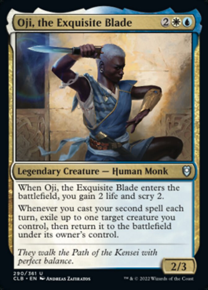 Oji, the Exquisite Blade [Commander Legends: Battle for Baldur's Gate] | Webway Games