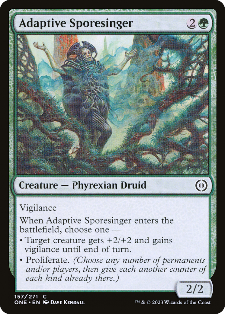 Adaptive Sporesinger [Phyrexia: All Will Be One] | Webway Games