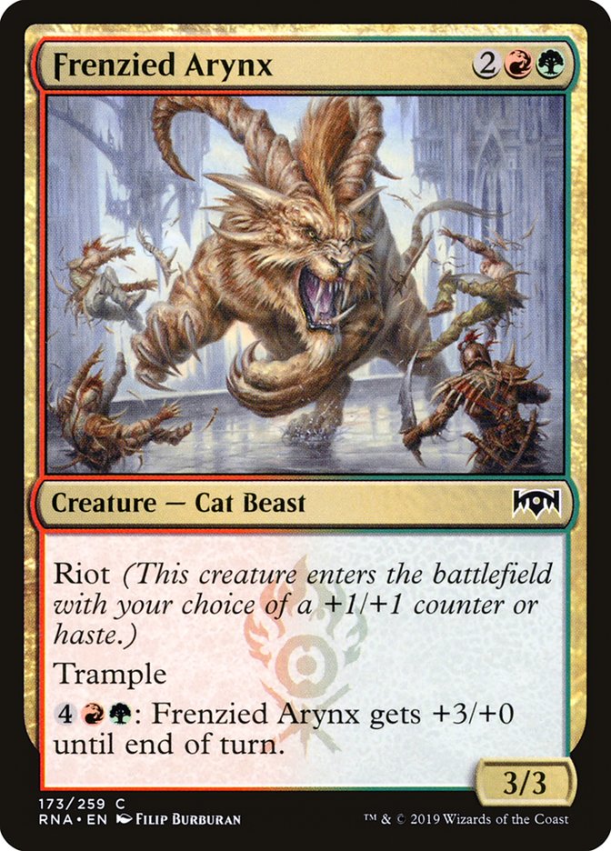 Frenzied Arynx [Ravnica Allegiance] | Webway Games
