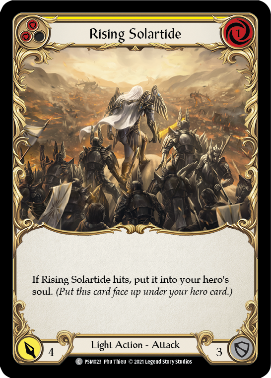 Rising Solartide (Yellow) [PSM023] (Monarch Prism Blitz Deck) | Webway Games