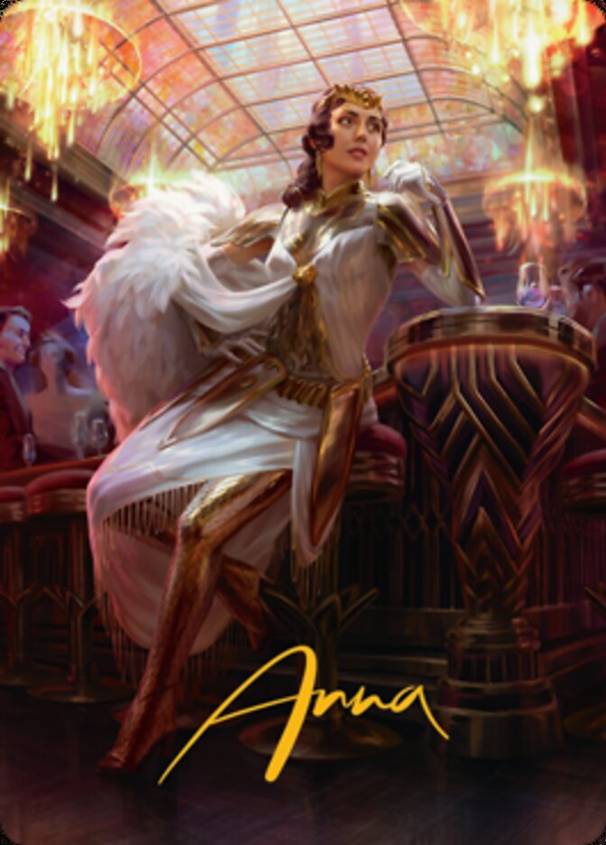 Elspeth Resplendent 1 Art Card (Gold-Stamped Signature) [Streets of New Capenna Art Series] | Webway Games
