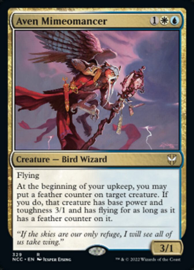 Aven Mimeomancer [Streets of New Capenna Commander] | Webway Games