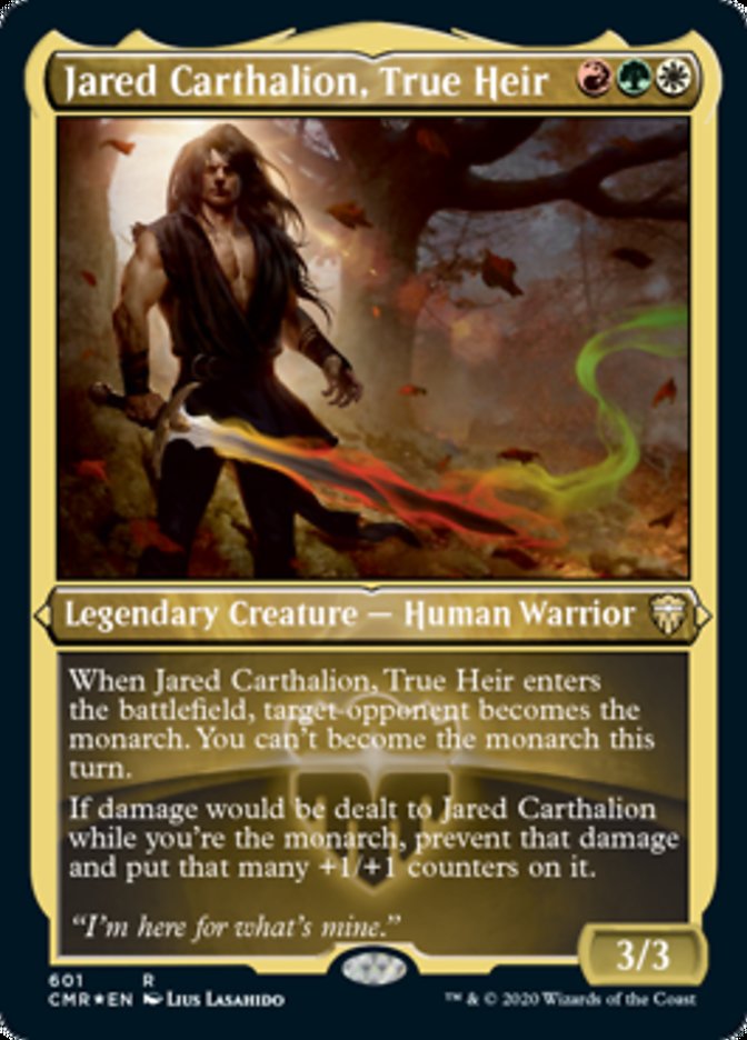 Jared Carthalion, True Heir [Commander Legends Etched] | Webway Games