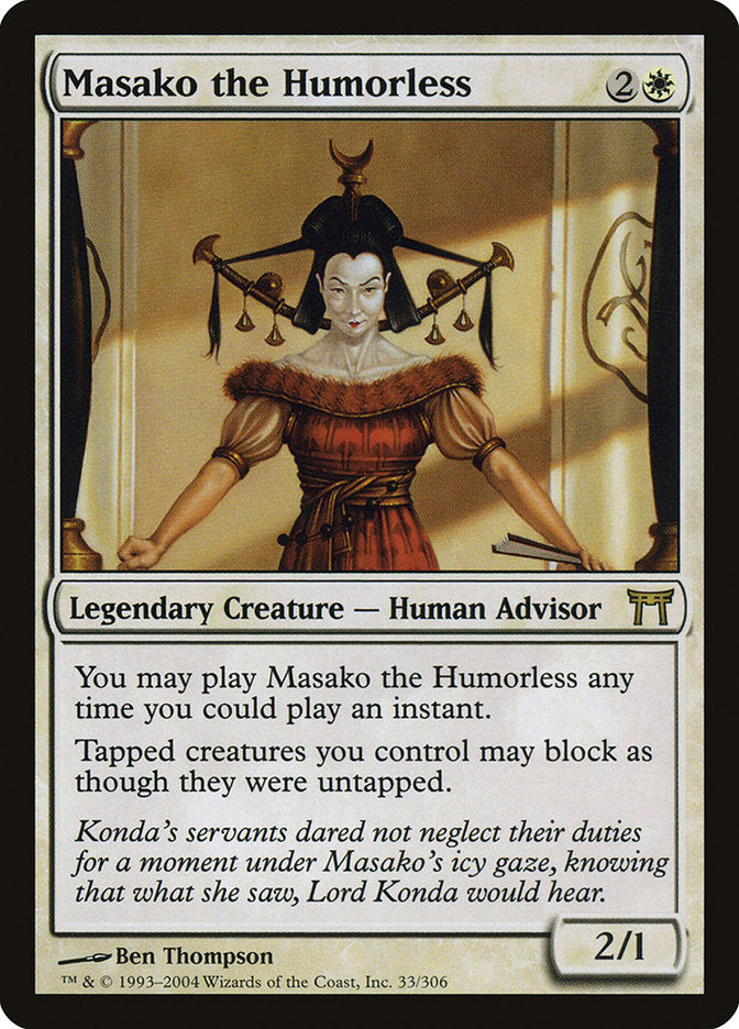 Masako the Humorless [Champions of Kamigawa] | Webway Games