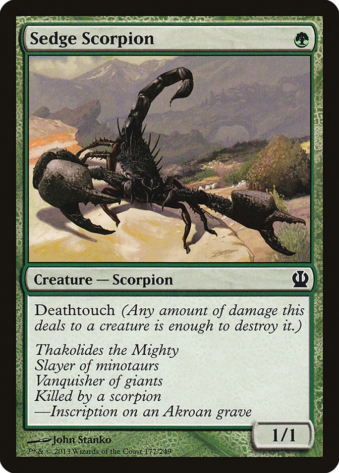 Sedge Scorpion [Theros] | Webway Games