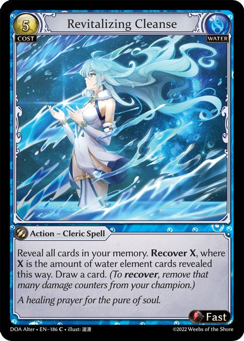 Revitalizing Cleanse (186) [Dawn of Ashes: Alter Edition] | Webway Games