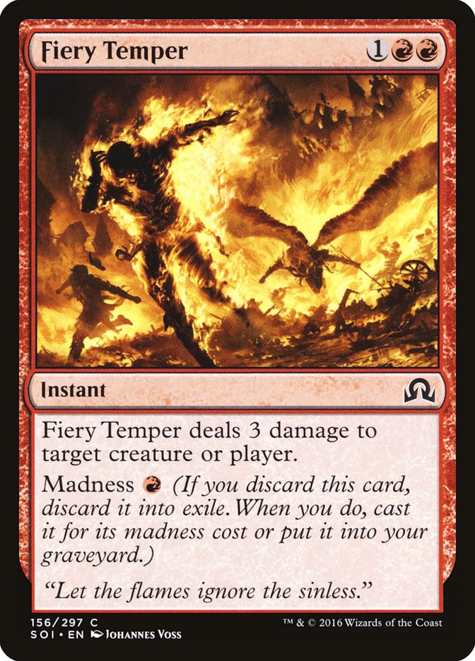 Fiery Temper [Shadows over Innistrad] | Webway Games