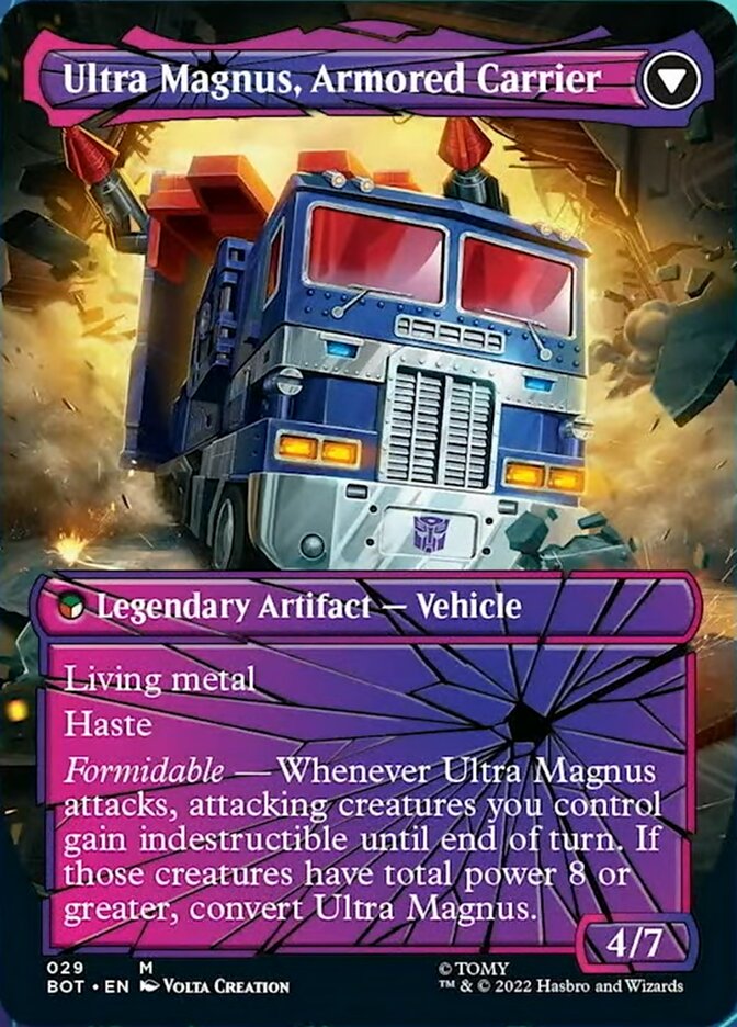Ultra Magnus, Tactician // Ultra Magnus, Armored Carrier (Shattered Glass) [Universes Beyond: Transformers] | Webway Games