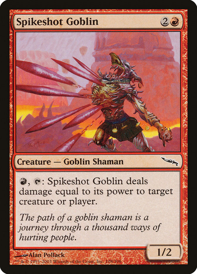 Spikeshot Goblin [Mirrodin] | Webway Games