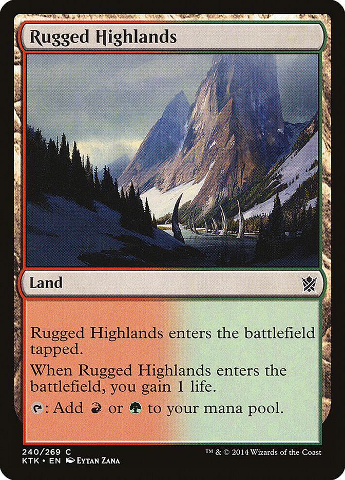 Rugged Highlands [Khans of Tarkir] | Webway Games