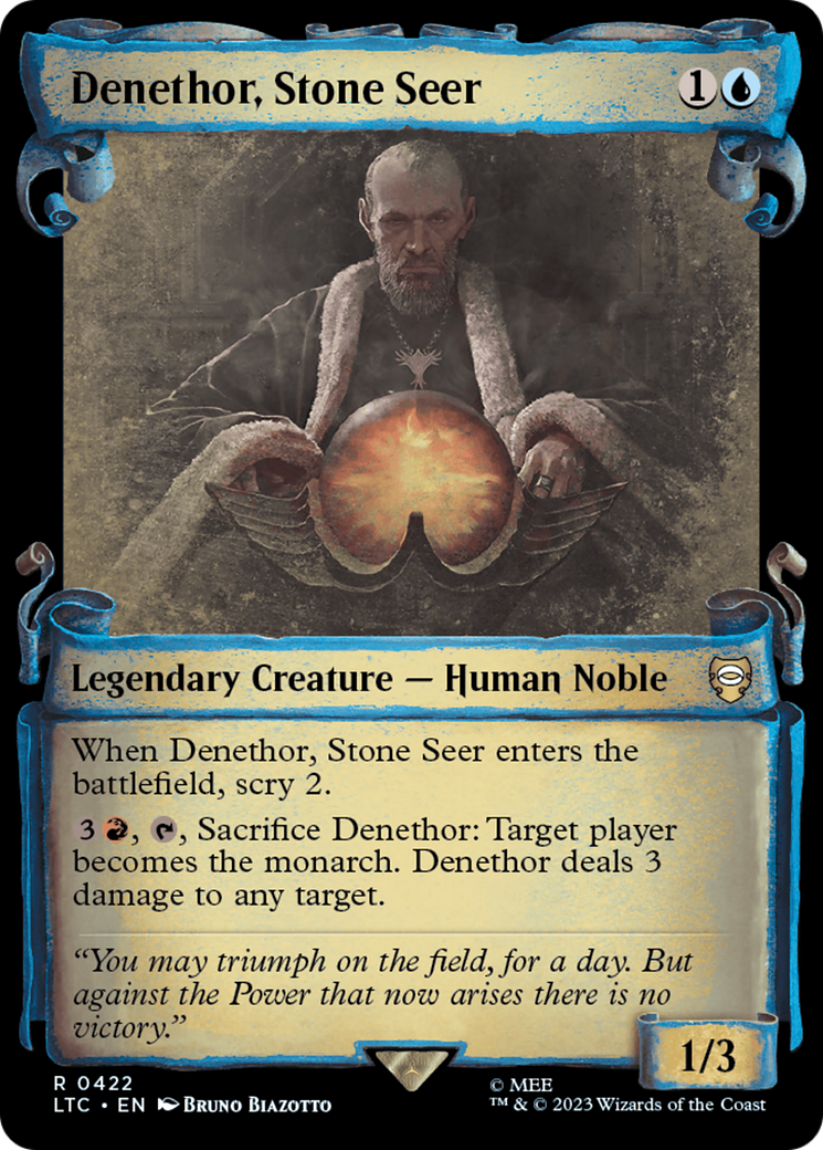 Denethor, Stone Seer [The Lord of the Rings: Tales of Middle-Earth Commander Showcase Scrolls] | Webway Games