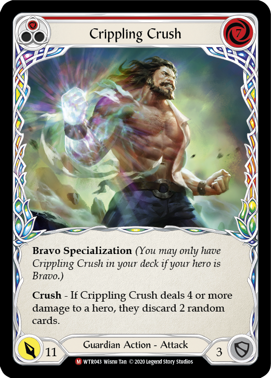 Crippling Crush [U-WTR043] (Welcome to Rathe Unlimited)  Unlimited Rainbow Foil | Webway Games
