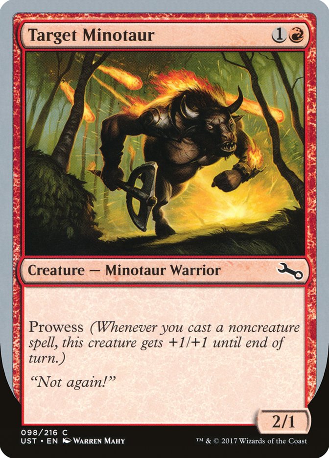 Target Minotaur (Fire Art) [Unstable] | Webway Games