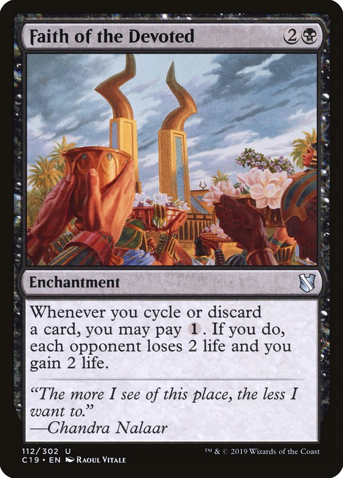 Faith of the Devoted [Commander 2019] | Webway Games