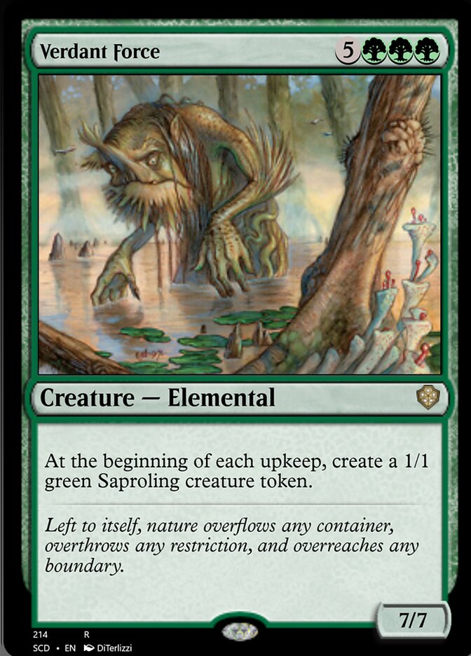 Verdant Force [Starter Commander Decks] | Webway Games