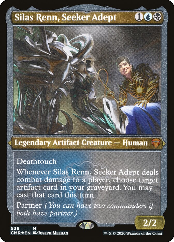 Silas Renn, Seeker Adept [Commander Legends Etched] | Webway Games