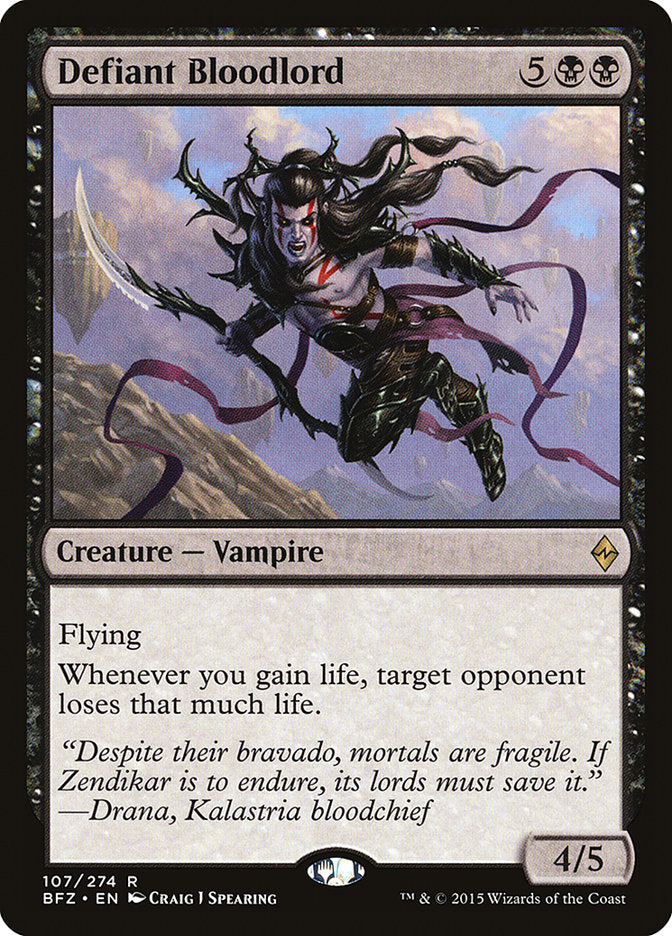 Defiant Bloodlord [Battle for Zendikar] | Webway Games