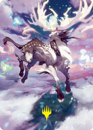 Hinata, Dawn-Crowned Art Card (Gold-Stamped Signature) [Kamigawa: Neon Dynasty Art Series] | Webway Games