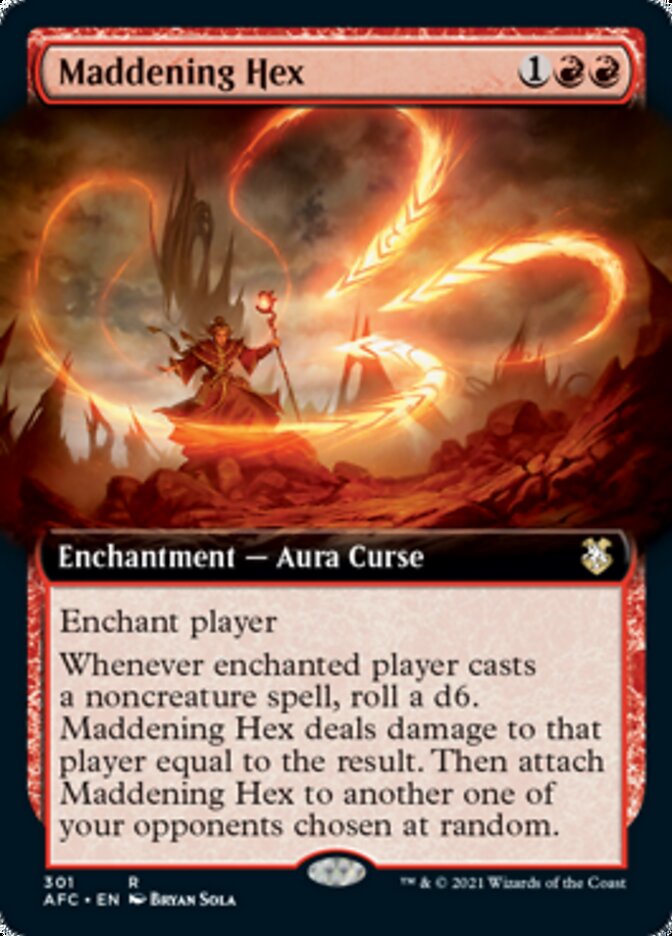 Maddening Hex (Extended) [Dungeons & Dragons: Adventures in the Forgotten Realms Commander] | Webway Games