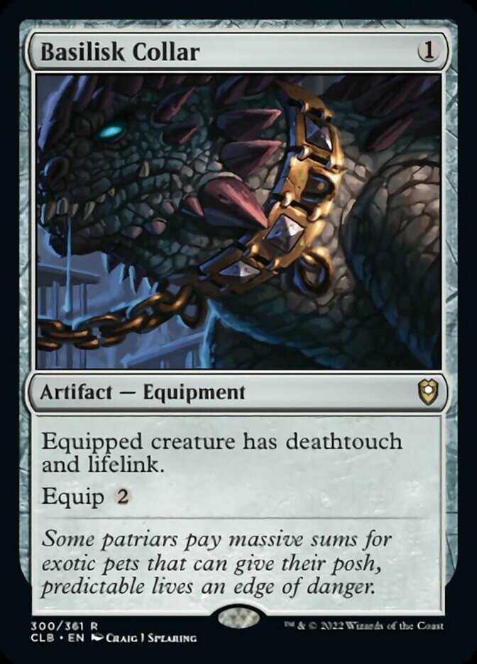 Basilisk Collar [Commander Legends: Battle for Baldur's Gate] | Webway Games